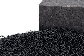 Lambdapor<sup>®</sup> 750 premium generation2 als Granulat und in Blockform