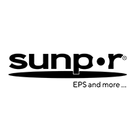 sunpor Logo s/w:-