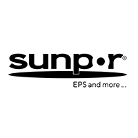 sunpor logo b/w:-